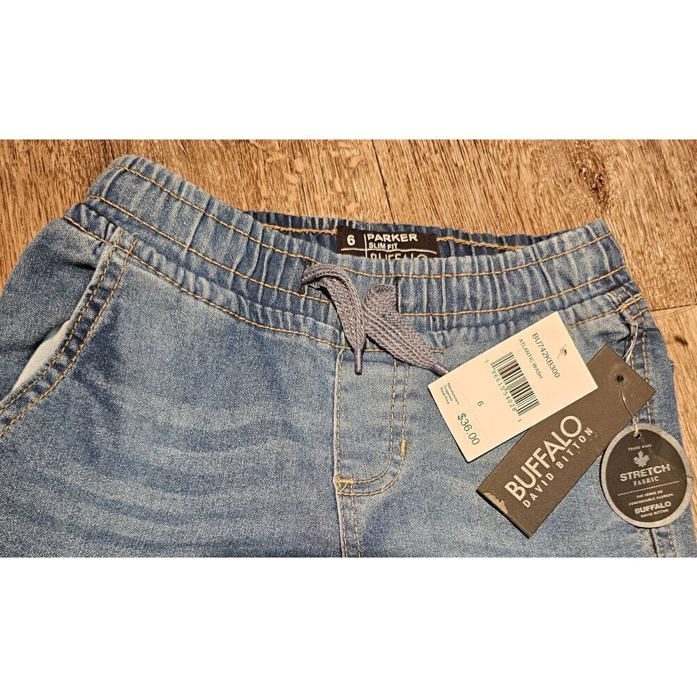 Buffalo David Bitton Parker Boys Joggers Slim Fit NWOT Size 6 - Picture 3 of 5